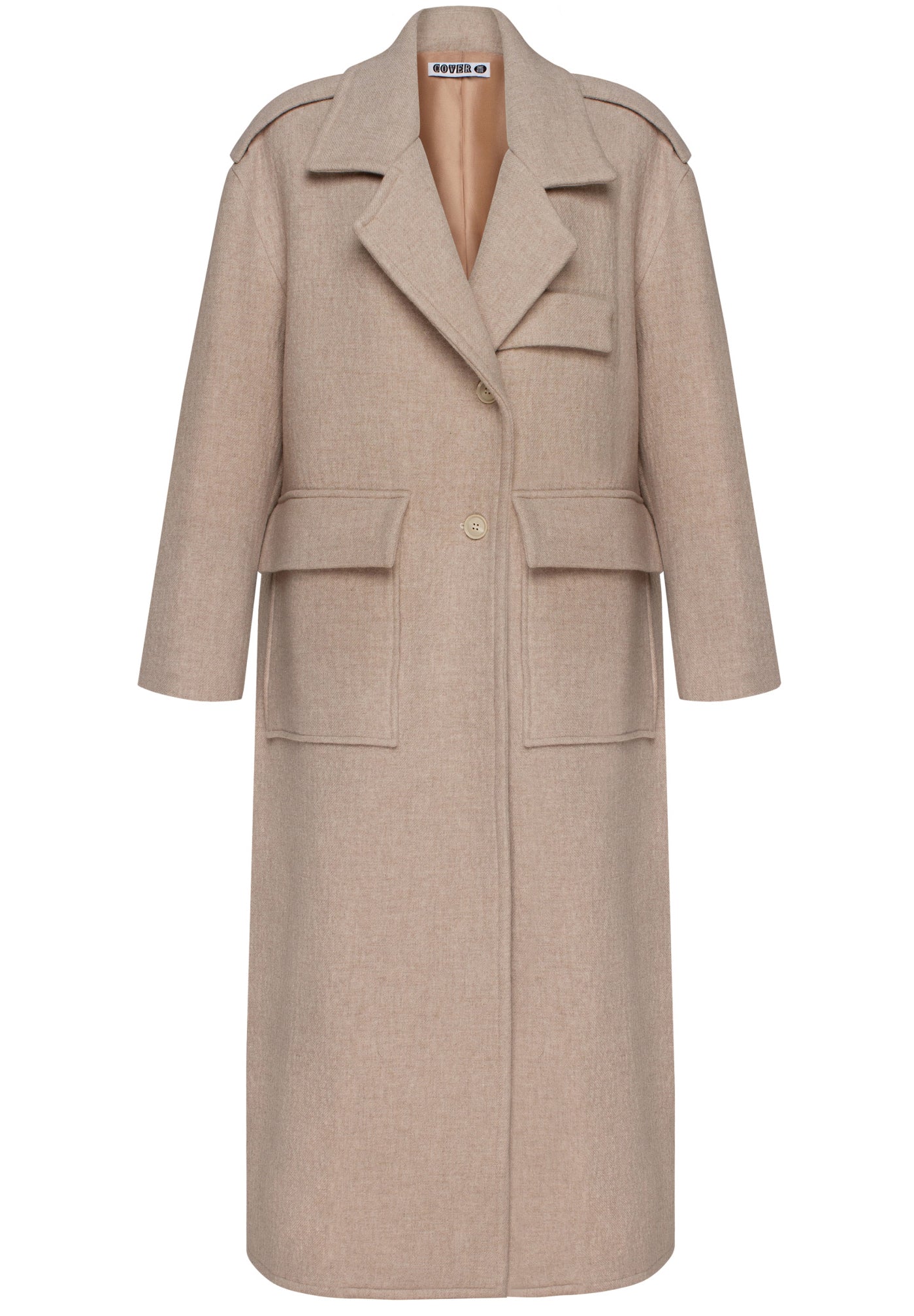 LONG MILK COAT