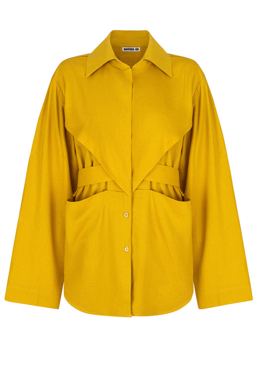 SHIRT FROM A MUSTARD SUIT